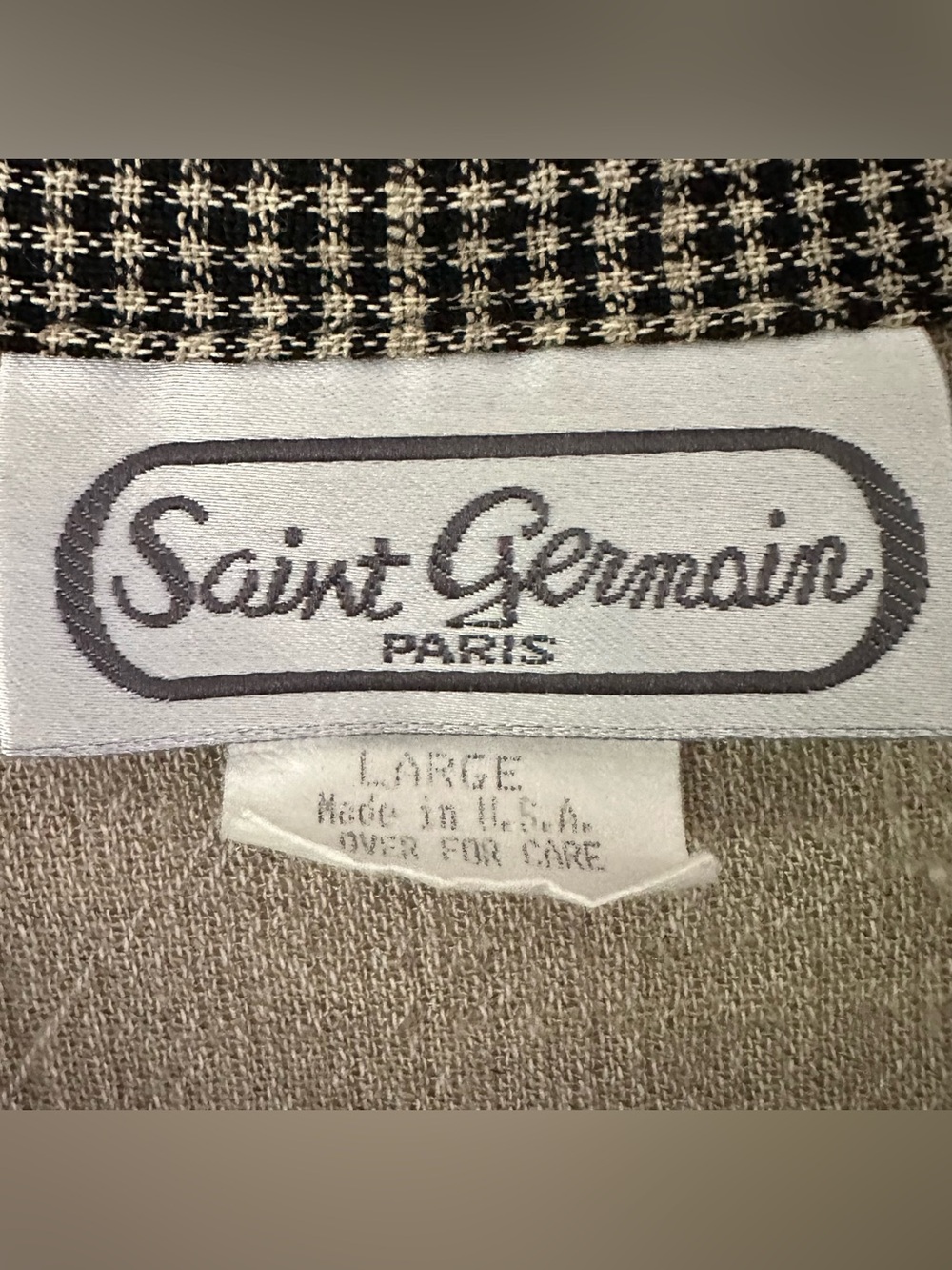 VTG 80s 90s Saint Germain Paris 3 Pc Set Skirt, Jacket & Top Sz L & XL - Picture 3 of 16